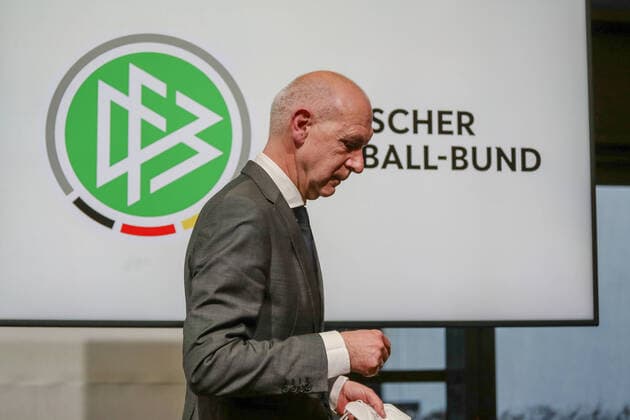 Fussball Saison 2021 22 44.Ordentlicher DFB-Bundestag Pressekonferenz nach dem DFB Bundestag 11.03.2022, World Conference Center Bonn Bernd Neuendorf (DFB Präsident) Bonn World Conference Center Bonn Nordrhein-Westfahlen Deutschland