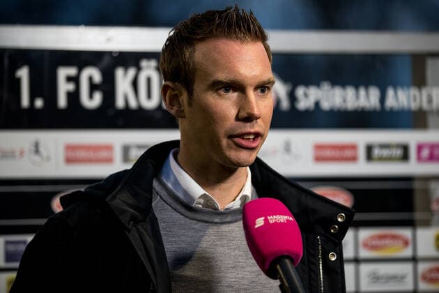 FLYERALARM. Frauen Fussball Bundesliga, 1. FC Koeln - VfL Wolfsburg; 11.03.2022 Tommy Stroot (Trainer VfL Wolfsburg) im Magenta Interview FLYERALARM Frauen Fussball Bundesliga, 1. FC Koeln - VfL Wolfsburg, Koeln, Geissbockheim DFB REGULATIONS PROHIBIT ANY USE OF PHOTOGRAPHS AS IMAGE SEQUENCES AND OR QUASI-VIDEO. Copyright: xBEAUTIFULxSPORTS Wunderlx