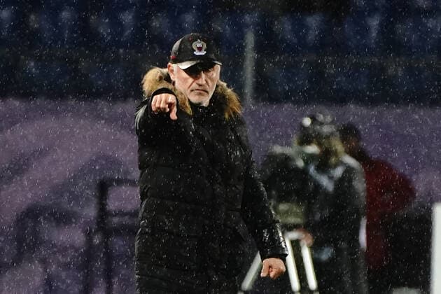 Christophe Galtier (entraineur de l OGC Nice) FOOTBALL : Montpellier vs OGC Nice - Ligue 1 Uber Eats - Montpellier - 12 03 2022 NorbertScanella Panoramic 