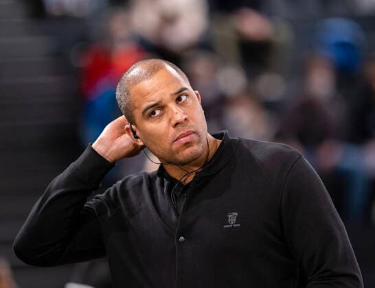 Manager Marvin Willoughby (Towers) 12.03.22, Hamburg, Hamburg Towers vs. Telekom Baskets Bonn, easyCredit BBL, Basketball Bundesliga, 1.Liga, Saison 2021 2022, 25. Spieltag Â