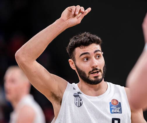 Max DiLeo (Towers) 12.03.22, Hamburg, Hamburg Towers vs. Telekom Baskets Bonn, easyCredit BBL, Basketball Bundesliga, 1.Liga, Saison 2021 2022, 25. Spieltag Â