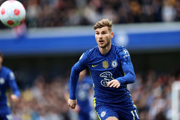 Chelsea v Newcastle 13 March 2022, London - Premier League Football - Chelsea v Newcastle United - Timo Werner of Chelsea - Photo: Charlotte Wilson Offside. London UK Copyright: xCharlottexWilsonx xOffsidexOffside