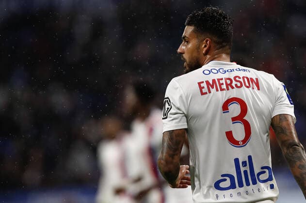 Emerson Palmieri (Olympique Lyonnais) FOOTBALL : Olympique Lyonnais vs Stade Rennais - Ligue 1 Uberteat - 13 03 2022 AurelienMorissard Panoramic 