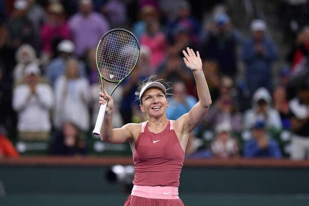Simona Halep TENNIS : BNP Paribas Open 2022 - 13 03 2023 AntoineCouvercelle Panoramic 