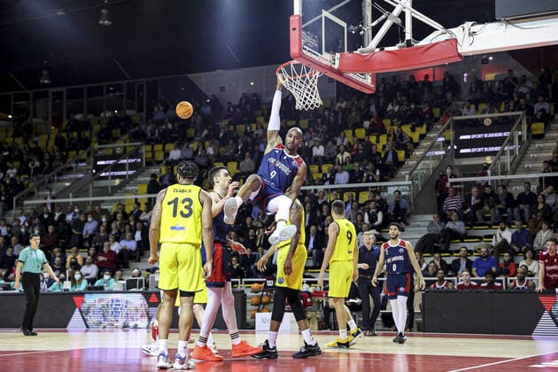 De Andre Lansdowne 9 SIG Strasbourg vs Falco Szombathely. Basketball Champions League - 14-03-2022 ElyxandroCegarra Panoramic 