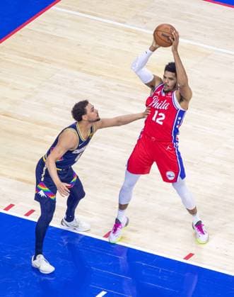 Philadelphia, Pennsylvania, United States of America, March 14th 2022: Tobias Harris (76ers 12)& xA