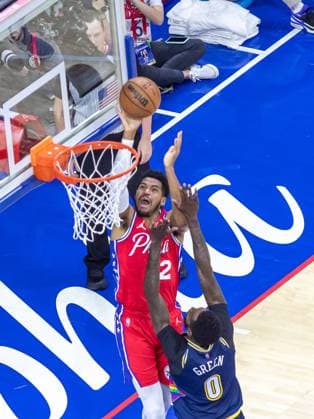 Philadelphia, Pennsylvania, United States of America, March 14th 2022: Tobias Harris (76ers 12)& xA