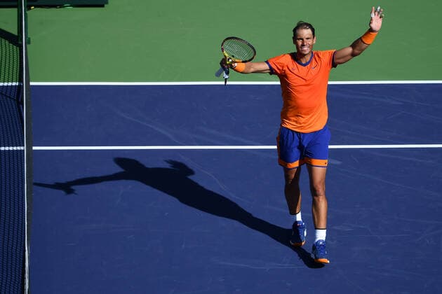 Rafael Nadal (Esp) TENNIS : BNP Paribas Open 2022 - 14 03 2023 AntoineCouvercelle Panoramic 