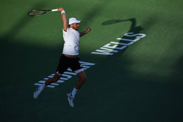 Benjamin Bonzi TENNIS : BNP Paribas Open 2022 - 14 03 2023 AntoineCouvercelle Panoramic 