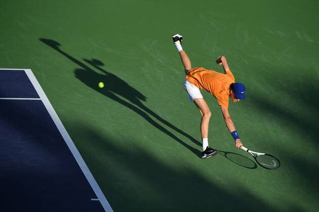 Jannik Sinner TENNIS : BNP Paribas Open 2022 - 14 03 2023 AntoineCouvercelle Panoramic 