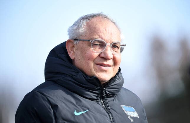Fussball, Herren, Saison 2021 2022, 1. Bundesliga, Hertha BSC, Training, Trainer Felix Magath (Hertha BSC), 15.03. 2022, Copyright: xSebastianxRäppold MatthiasxKochx