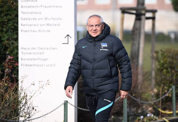 Fussball, Herren, Saison 2021 2022, 1. Bundesliga, Hertha BSC, Training, Trainer Felix Magath (Hertha BSC), 15.03. 2022, Copyright: xMatthiasxKochx