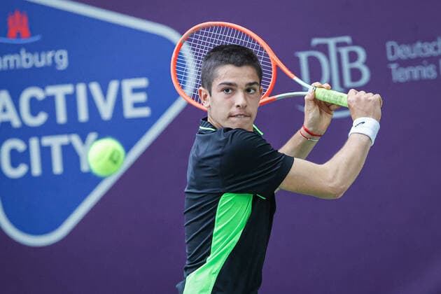 DZHENEV Adriano (BUL), ITF World Tennis Tour Juniors J3 Hamburg, Hamburg, Tennis-Verband Hamburg, 15.03.2022,