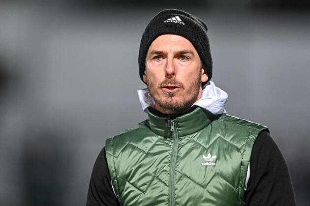Trainer Tobias Strobl (Schweinfurt) Einzelbild, Aktion, Action, Porträt, Portrait, 15.03.2022, Unterhaching (Deutschland), Fussball, Regionalliga Bayern, SpVgg Unterhaching - 1. FC Schweinfurt 05