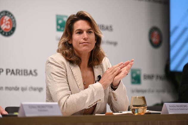 Amelie Mauresmo, Roland-Garros 2022, Conference de Presse TENNIS : Conference de presse - Roland Garros - 16 03 2022 FFT Panoramic 