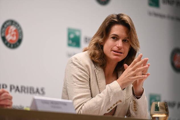 Amelie Mauresmo, Roland-Garros 2022, Conference de Presse TENNIS : Conference de presse - Roland Garros - 16 03 2022 FFT Panoramic 