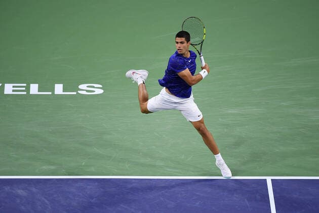Carlos Alcaraz TENNIS : BNP Paribas Open 2022 - 16 03 2023 AntoineCouvercelle Panoramic 