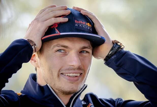 SAKHIR - Max Verstappen talks to the press ahead of the Bahrain F1 Grand Prix at the Bahrain International Circuit. ANP ROBIN VAN LONKHUIJSEN F1 Grand Prix of Bahrain 2022 xVIxANPxSportx xxANPxIVx