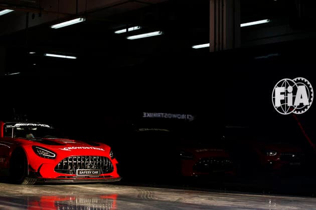 F1 Safety Car, Mercedes-AMG GT Black Series, F1 Grand Prix of Bahrain at Bahrain International Circuit on March 17, 2022 in Sakhir, Bahrain. (Photo by HOCH ZWEI) Sakhir Bahrain
