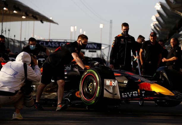 Red Bull Racing RB18, F1 Grand Prix of Bahrain at Bahrain International Circuit on March 17, 2022 in Sakhir, Bahrain. (Photo by HOCH ZWEI) Sakhir Bahrain