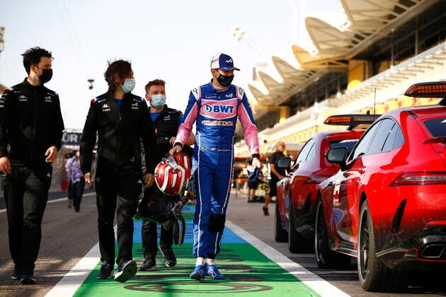 31 Esteban Ocon (FRA, BWT Alpine F1 Team), F1 Grand Prix of Bahrain at Bahrain International Circuit on March 17, 2022 in Sakhir, Bahrain. (Photo by HOCH ZWEI) Sakhir Bahrain