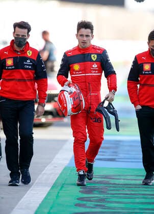 16 Charles Leclerc (MCO, Scuderia Ferrari), F1 Grand Prix of Bahrain at Bahrain International Circuit on March 17, 2022 in Sakhir, Bahrain. (Photo by HOCH ZWEI) Sakhir Bahrain