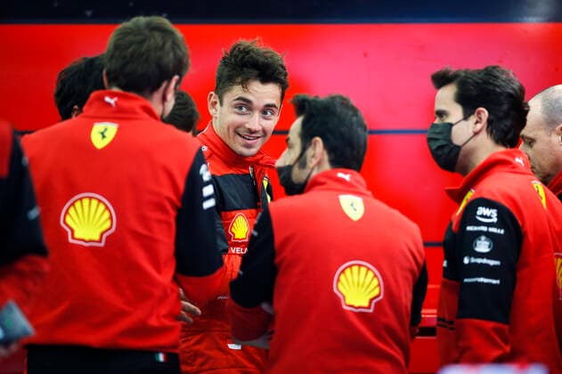 16 Charles Leclerc (MCO, Scuderia Ferrari), F1 Grand Prix of Bahrain at Bahrain International Circuit on March 17, 2022 in Sakhir, Bahrain. (Photo by HOCH ZWEI) Sakhir Bahrain
