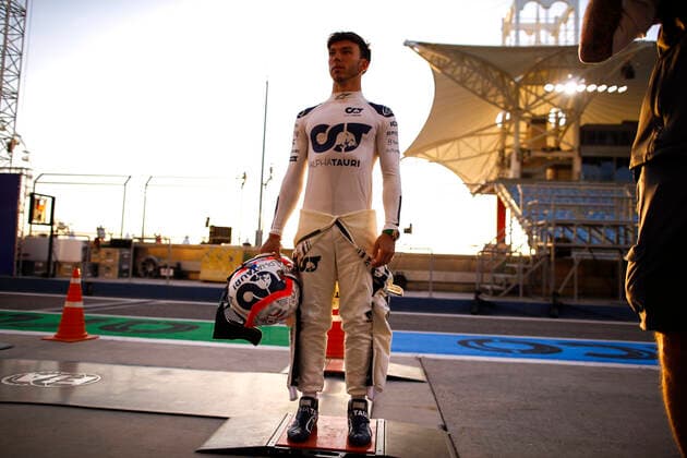 10 Pierre Gasly (FRA, Scuderia AlphaTauri), F1 Grand Prix of Bahrain at Bahrain International Circuit on March 17, 2022 in Sakhir, Bahrain. (Photo by HOCH ZWEI) Sakhir Bahrain