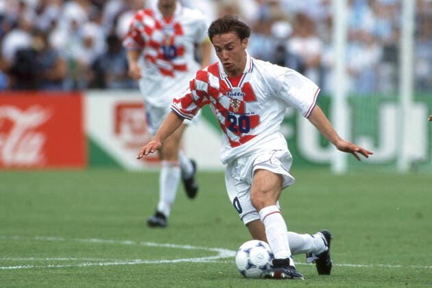 DARIO SIMIC, Croazia, FIFA World Cup, WM, Weltmeisterschaft, Fussball France 1998, Argentina vs Croatia 1-0, Bordeaux CAMPIONATI MONDIALI FRANCIA 1998 - ARGENTINA-CROAZIA 1-0