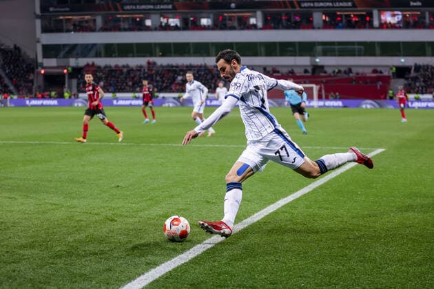 17.03.2022, Fussball, Saison 2021 2022, UEFA Europa League, Achtelfinale, Rückspiel, Runde 2 2, Bayer Leverkusen - Atalanta Bergamo, Davide Zappacosta (Atalanta Bergamo), Foto: Dennis Ewert RHR-FOTO xRHR-FOTO DEx