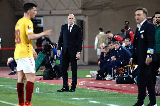 Philippe Clement (entraineur de l AS Monaco) FOOTBALL : AS Monaco vs Braga - 8 eme de finale retour Europa League - Monaco - 17 03 2022 NorbertScanella Panoramic 