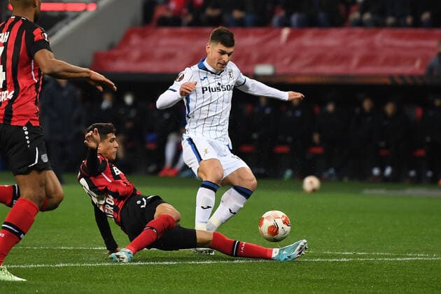 Leverkusen, Germany - 17 March 2022: Ruslan Malinovskyi. The match of UEFA Europa League Bayer Leverkusen vs Atalanta Bergamo Copyright: xVITALIIxKLIUIEVx