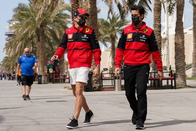 FORMULA 1 GULF AIR BAHRAIN GRAND PRIX 2022, 17 03 2022 Bahrain International Circuit, Sakhir, Bahrain on 17 March 2022 Charles Leclerc 16 (MON), Scuderia Ferrari F1-75 during the FORMULA 1 GULF AIR BAHRAIN GRAND PRIX 2022, Eleanor Hoad Editorial Use Only Copyright: xEleanorxHoadx ESM-0400-0061