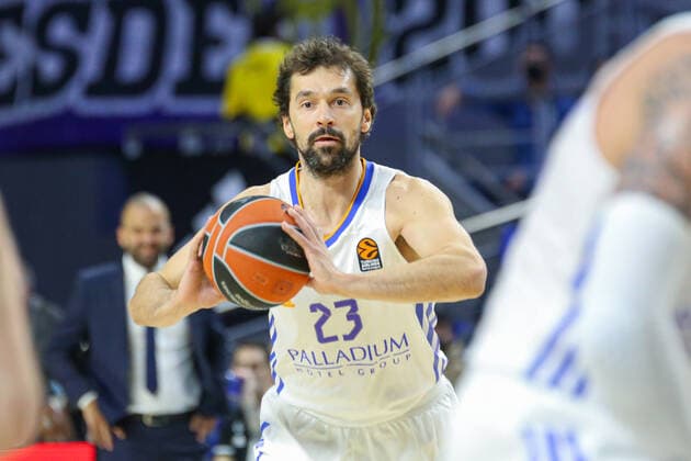 17th March 2022; Wizink Center; Madrid, Spain; Turkish Airlines Euroleague Basketball; Spain, Real Madrid vs LDLC Asvel Villeurbanne; Sergio Llull (Madrid) Madrid Spain Basketball Copyright: xAlbaxPachecox xAgenciaxLOFx
