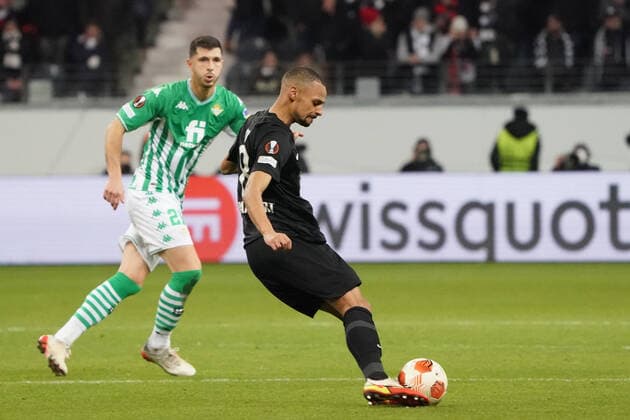 Djibril Sow (Eintracht Frankfurt) - Frankfurt 17.03.2022: Eintracht Frankfurt vs. Betis Sevilla, UEFA Europa League, Achtelfinale