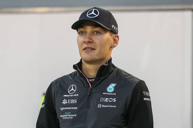 FORMULA 1 GULF AIR BAHRAIN GRAND PRIX 2022, 17 03 2022 Bahrain International Circuit, Sakhir, Bahrain on 17 March 2022 George Russell 63 (GBR), Mercedes W13 during the FORMULA 1 GULF AIR BAHRAIN GRAND PRIX 2022, Phil Duncan Editorial Use Only Copyright: xPhilxDuncanx ESM-0401-0032