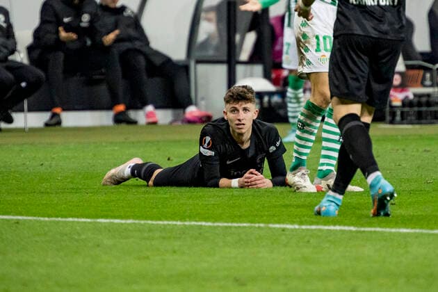 UEFA Europa League, Eintracht Frankfurt vs. Real Betis Sevilla, Frankfurt, Deutsche Bank Park, 17.3.2022 Jesper Lindström (Eintracht Frankfurt 29), Eintracht Frankfurt vs. Real Betis Sevilla, Frankfurt, Deutsche Bank Park, 17.3.2022 Copyright: xBEAUTIFULxSPORTS Gawlikx