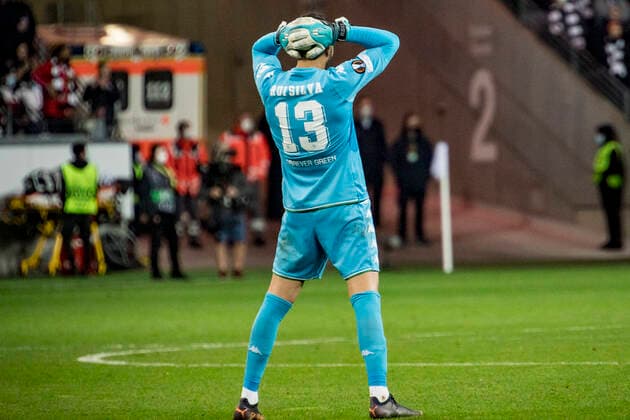 UEFA Europa League, Eintracht Frankfurt vs. Real Betis Sevilla, Frankfurt, Deutsche Bank Park, 17.3.2022 Rui Silva (Real Betis Sevilla 13), Eintracht Frankfurt vs. Real Betis Sevilla, Frankfurt, Deutsche Bank Park, 17.3.2022 Copyright: xBEAUTIFULxSPORTS Gawlikx