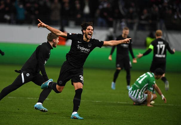Goncalo Paciencia fotografiert am 17.3.22 in Frankfurt beim Fußball Europa League Spiel Eintracht Frankfurt gegen Betis Sevilla. (DFL DFB REGULATIONS PROHIBIT ANY USE OF PHOTOGRAPHS as IMAGE SEQUENCES and or QUASI-VIDEO)