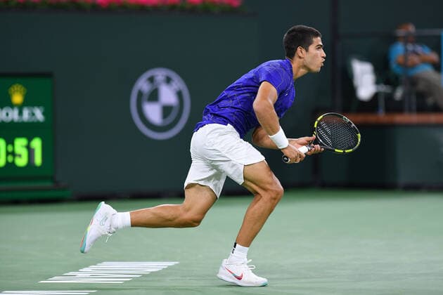 Carlos Alcaraz TENNIS : BNP Paribas Open 2022 - 17 03 2023 AntoineCouvercelle Panoramic 