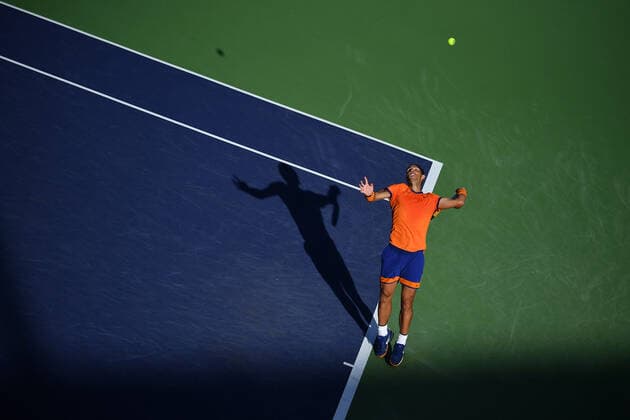 Rafael Nadal (Esp) TENNIS : BNP Paribas Open 2022 - 17 03 2023 AntoineCouvercelle Panoramic 