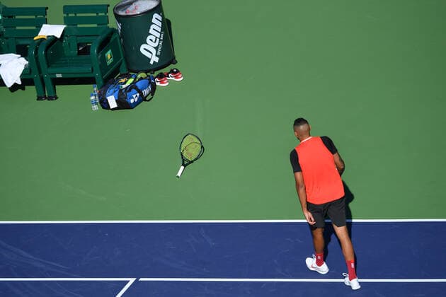 Nick Kyrgios TENNIS : BNP Paribas Open 2022 - 17 03 2023 AntoineCouvercelle Panoramic 