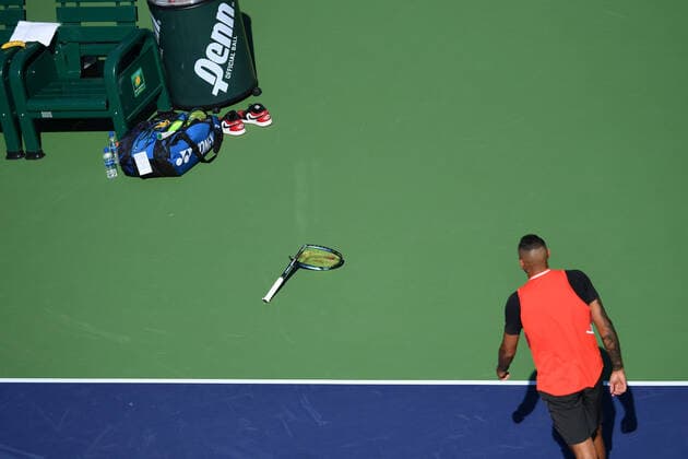 Sport Themen der Woche KW11 Nick Kyrgios TENNIS : BNP Paribas Open 2022 - 17 03 2023 AntoineCouvercelle Panoramic 