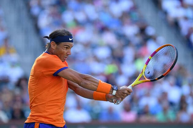 Rafael Nadal (Esp) TENNIS : BNP Paribas Open 2022 - 17 03 2023 AntoineCouvercelle Panoramic 