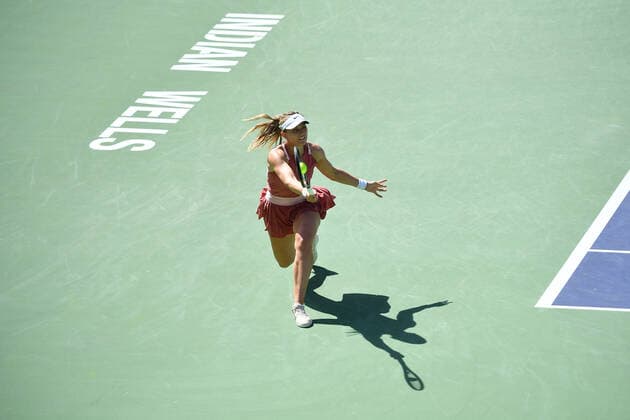 Paula Badosa (Esp) TENNIS : BNP Paribas Open 2022 - 17 03 2023 AntoineCouvercelle Panoramic 
