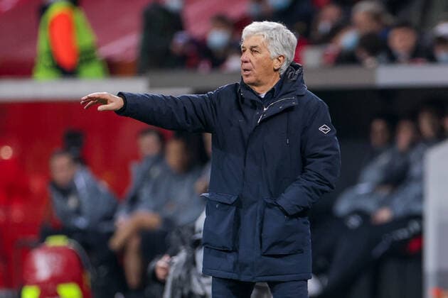 17.03.2022, Fussball, Saison 2021 2022, UEFA Europa League, Achtelfinale, Rückspiel, Runde 2 2, Bayer Leverkusen - Atalanta Bergamo, Cheftrainer Gian Piero Gasperini (Atalanta Bergamo), Foto: Dennis Ewert RHR-FOTO xRHR-FOTO DEx