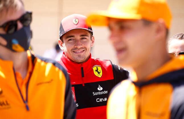 16 Charles Leclerc (MCO, Scuderia Ferrari), F1 Grand Prix of Bahrain at Bahrain International Circuit on March 18, 2022 in Sakhir, Bahrain. (Photo by HOCH ZWEI) Sakhir Bahrain
