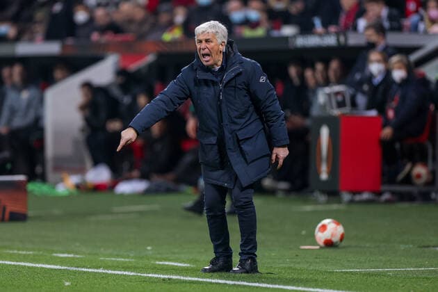 17.03.2022, Fussball, Saison 2021 2022, UEFA Europa League, Achtelfinale, Rückspiel, Runde 2 2, Bayer Leverkusen - Atalanta Bergamo, Cheftrainer Gian Piero Gasperini (Atalanta Bergamo), Foto: Dennis Ewert RHR-FOTO xRHR-FOTO DEx