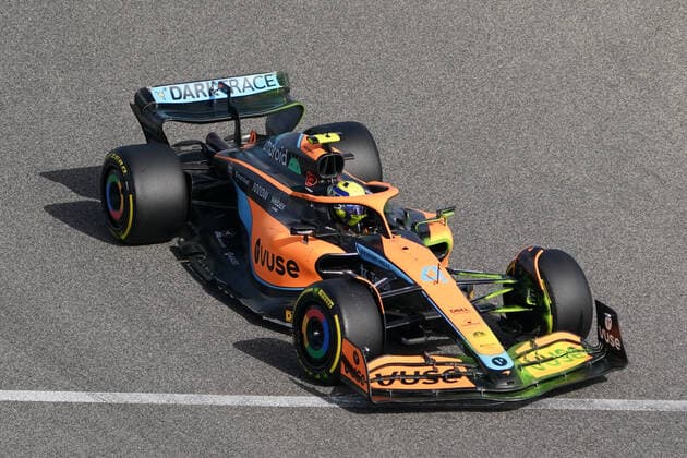 FORMULA 1 GULF AIR BAHRAIN GRAND PRIX 2022, 19 03 2022 Bahrain International Circuit, Sakhir, Bahrain on 19 March 2022 Lando Norris 4 (GBR), McLaren MCL36 during the FORMULA 1 GULF AIR BAHRAIN GRAND PRIX 2022, Eleanor Hoad Editorial Use Only Copyright: xEleanorxHoadx ESM-0410-0018