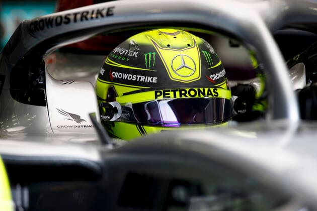 44 Lewis Hamilton (GBR, Mercedes-AMG Petronas F1 Team), F1 Grand Prix of Bahrain at Bahrain International Circuit on March 19, 2022 in Sakhir, Bahrain. (Photo by HOCH ZWEI) Sakhir Bahrain